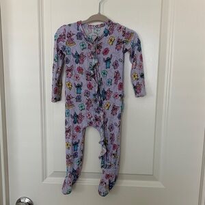 Euc Posh peanut angel stitch print 3/6 months